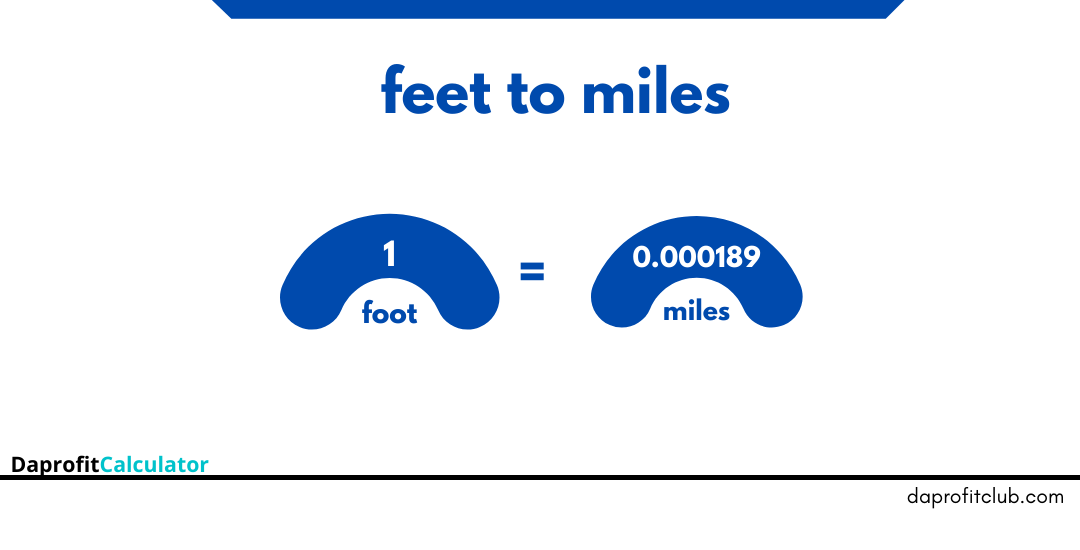 Feet to Miles