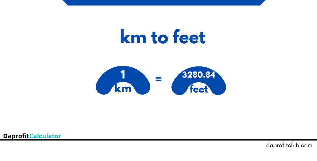 Kilometers to Feet