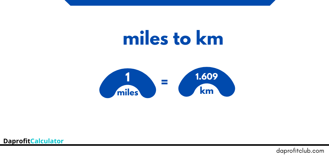 Miles to Km (Kilometers)