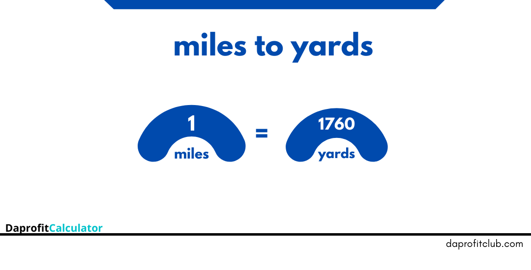 Miles to Yards