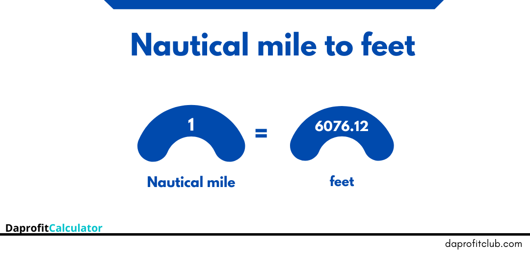 Nautical Miles to Feet