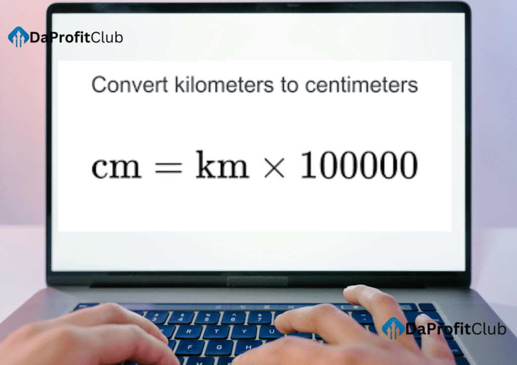 cm to km
